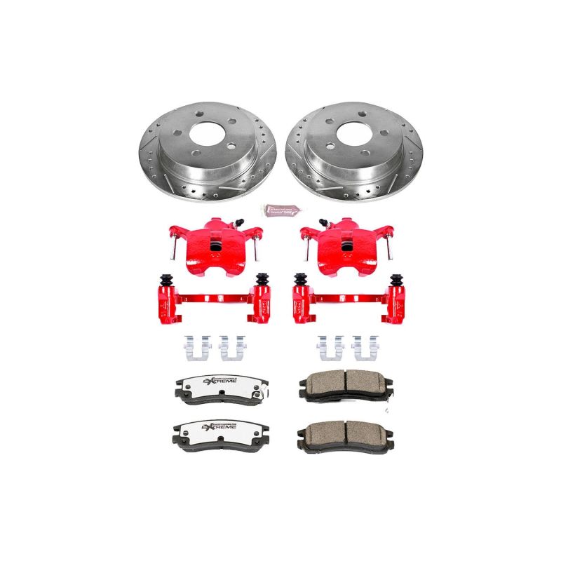 PowerStop Power Stop 04-05 Buick Century Rear Z26 Street Warrior Brake Kit w/Calipers