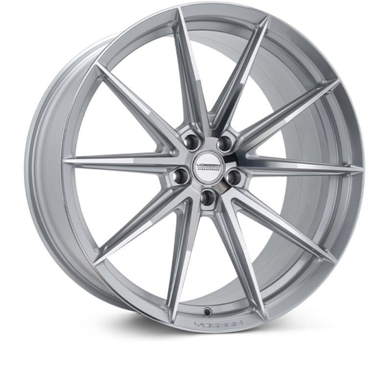 Vossen HFX-2 22x10.5 / 5x120 / ET38 / Deep Face / 72.56 - Silver Polished Wheel
