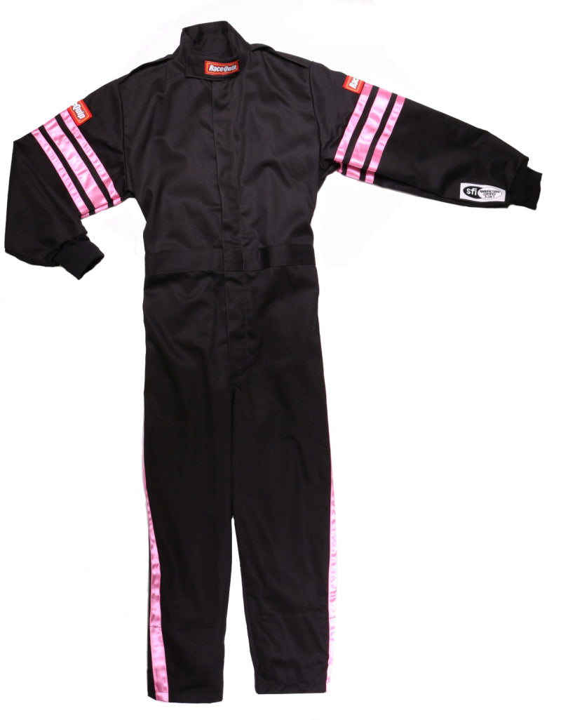 RaceQuip Pink Trim SFI-1 JR. Suit - Kids XXS