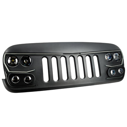 ORACLE Lighting Oracle VECTOR Series Full LED Grille - Jeep Wrangler JK - NA