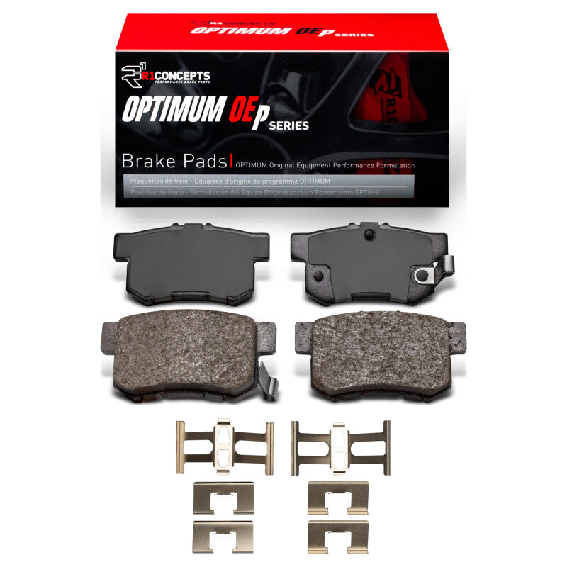 R1 Concepts R1 00-13 Honda S2000 Rear Optimum OE Pads & Hardware Kit