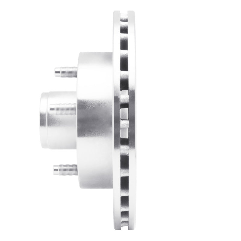 R1 Concepts R1 1974-1980 Ford Pinto Front Right Drilled & Slotted Silver Brake Rotor