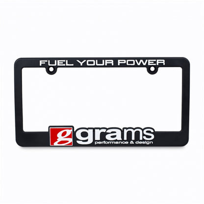 Grams Performance Grams License Plate - Fuel Your Power