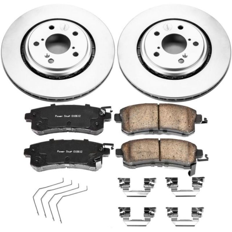 PowerStop Power Stop 15-17 Honda Odyssey Front Z17 Evolution Geomet Coated Brake Kit