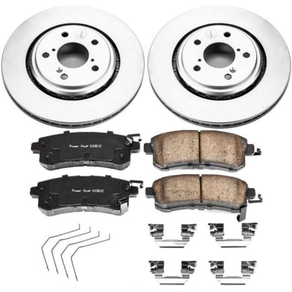 PowerStop Power Stop 15-17 Honda Odyssey Front Z17 Evolution Geomet Coated Brake Kit