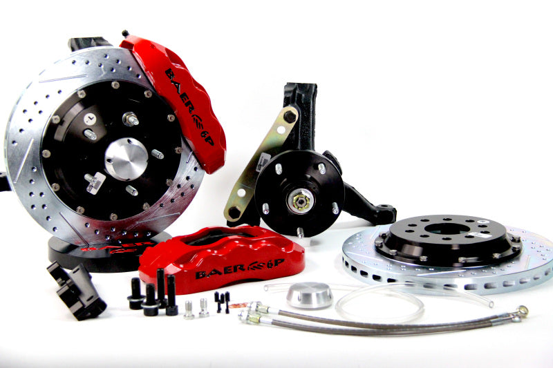 Baer Brakes 82-92 Chevrolet Camaro STD Studs 14in Pro+ Front SDZ Brake Kit - Grabber Blue