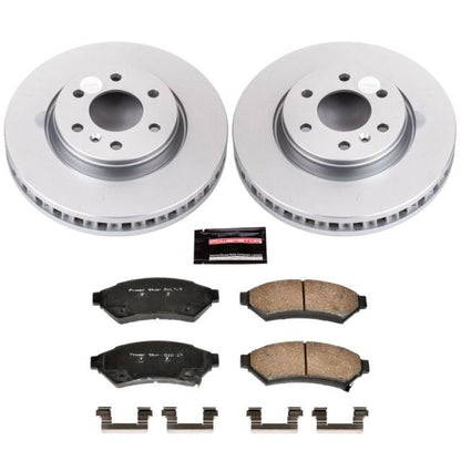 PowerStop Power Stop 06-07 Buick Terraza Front Z17 Evolution Geomet Coated Brake Kit