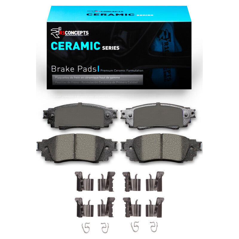 R1 Concepts R1 2016-2025 Lexus UX250h Rear R1 Ceramic Pads & Hardware Kit