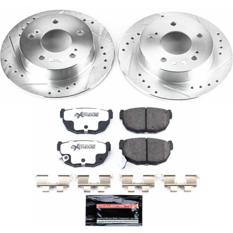 PowerStop Power Stop 94-98 Nissan 240SX Rear Z26 Street Warrior Brake Kit