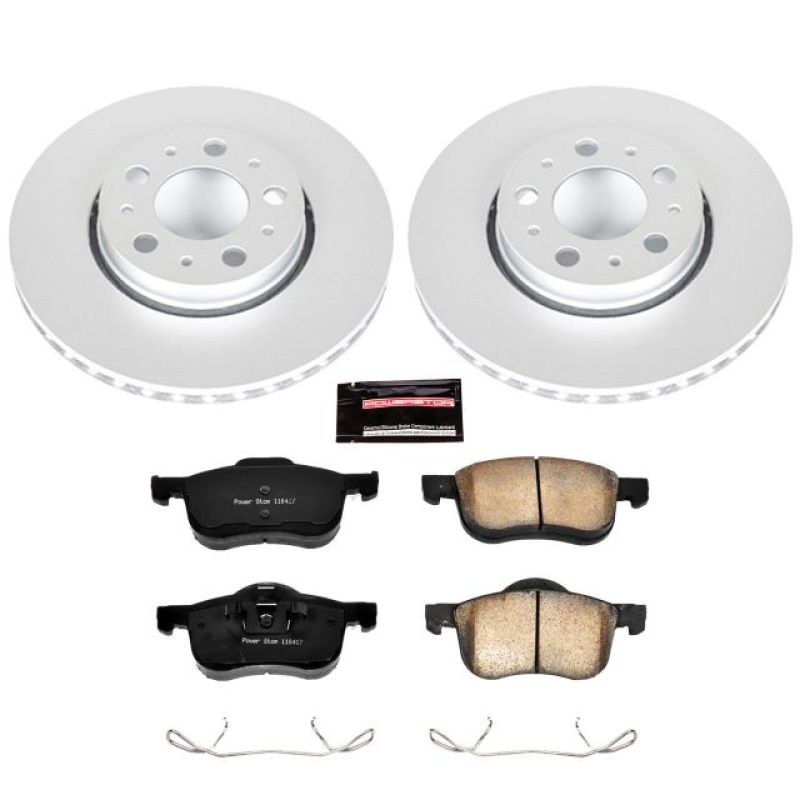 PowerStop Power Stop 01-07 Volvo S60 Front Z23 Evolution Sport Coated Brake Kit