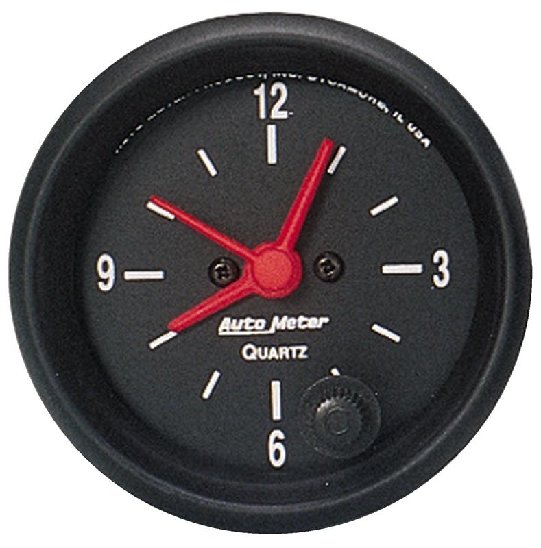 Autometer Z Series 52mm Electric Clock