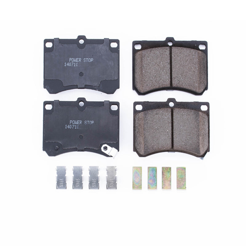 PowerStop Power Stop 91-03 Ford Escort Front Z17 Evolution Ceramic Brake Pads w/Hardware