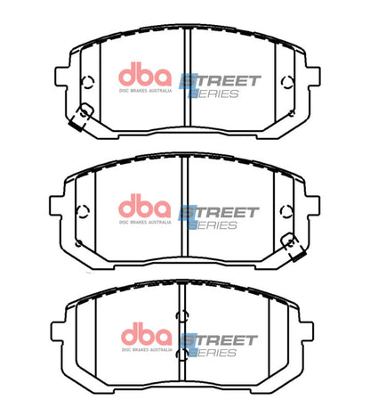 DBA 18-20 Hyundai Elantra GT (w/280mm Front Rotor/EPB / Excl Sport) Front Street Series Brake Pads