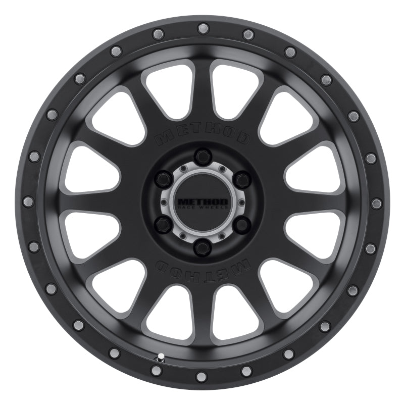 Method Wheels Method MR605 NV 20x9 -12mm Offset 6x5.5 106.25mm CB Matte Black Wheel