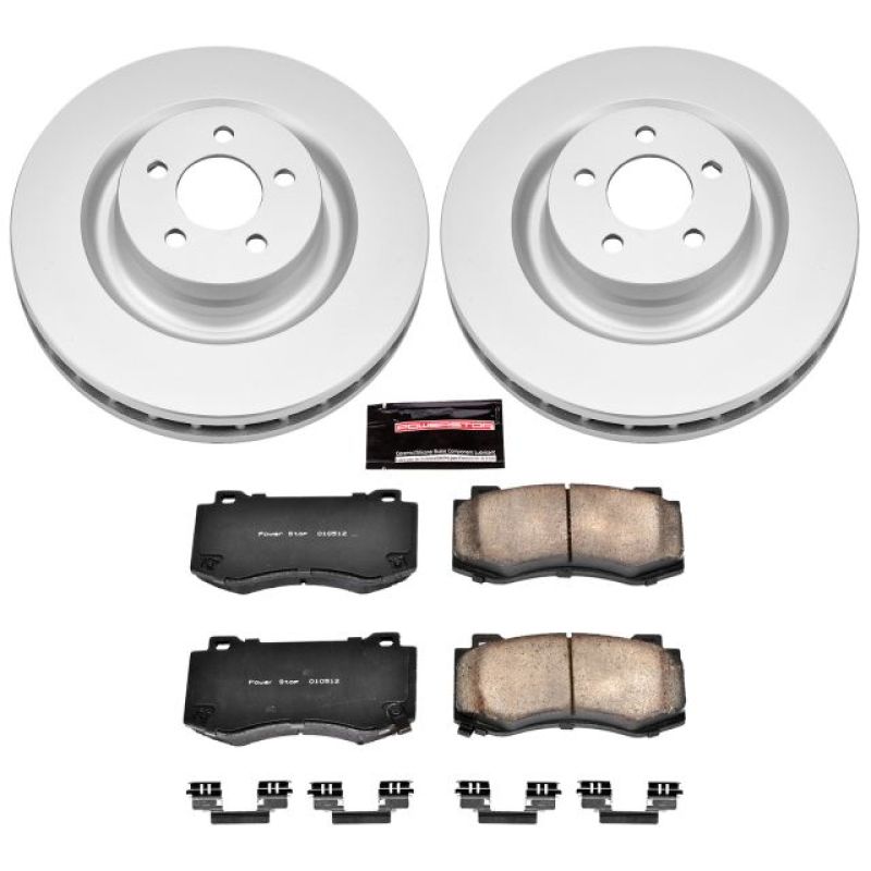 PowerStop Power Stop 05-10 Chrysler 300 Front Z17 Evolution Geomet Coated Brake Kit