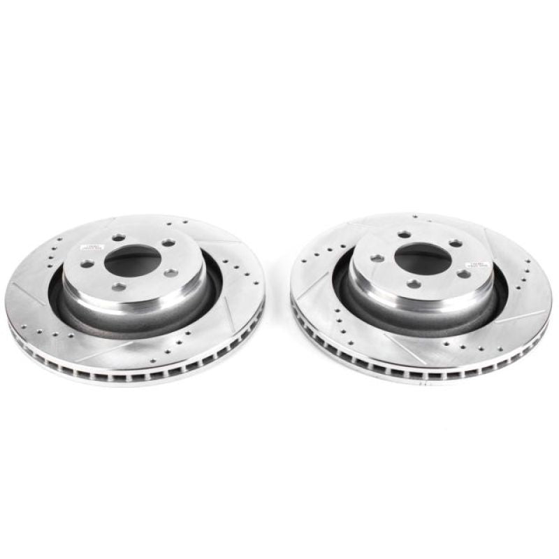 PowerStop Power Stop 09-11 Dodge Nitro Front Evolution Drilled & Slotted Rotors - Pair