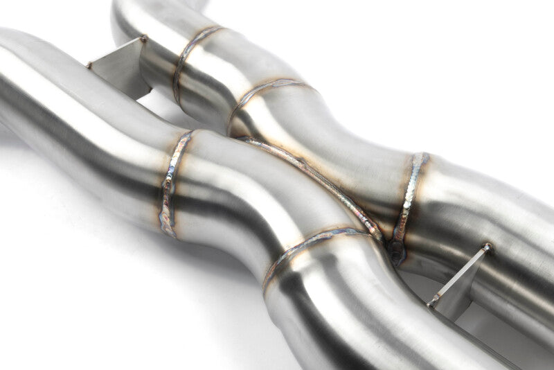 Dinan 24-26 BMW X5 M LCI/X6 M LCI (F95/F96) High Flow X-Pipe Exhaust - 3.25in - Stainless Steel