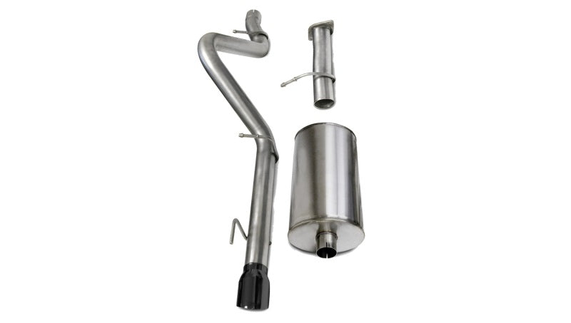 CORSA Performance Corsa 2006-2008 Chevrolet Trailblazer SS 6.0L V8 Black Sport Cat-Back Exhaust