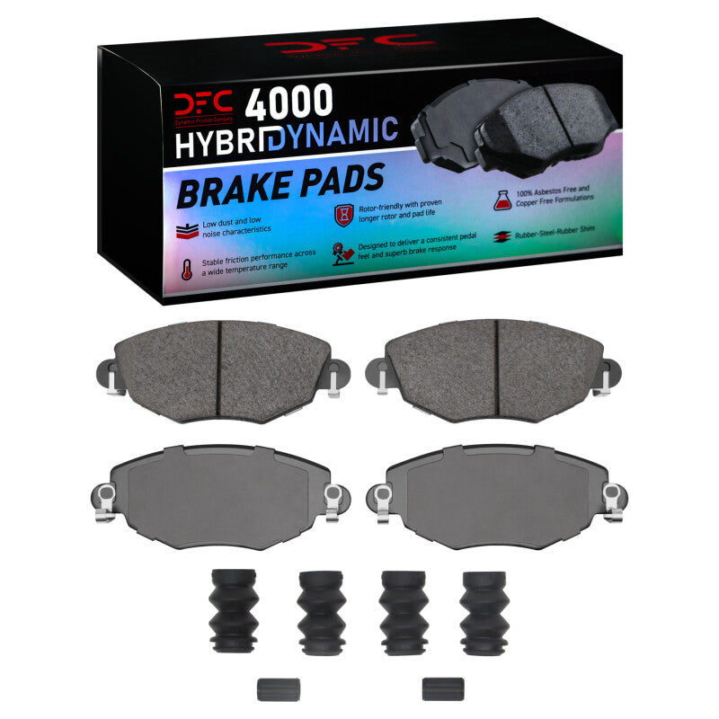 DFC 01-08 Ford Mondeo (Mexico) Front 4000 HybriDynamic Brake Pads and Hardware Kit