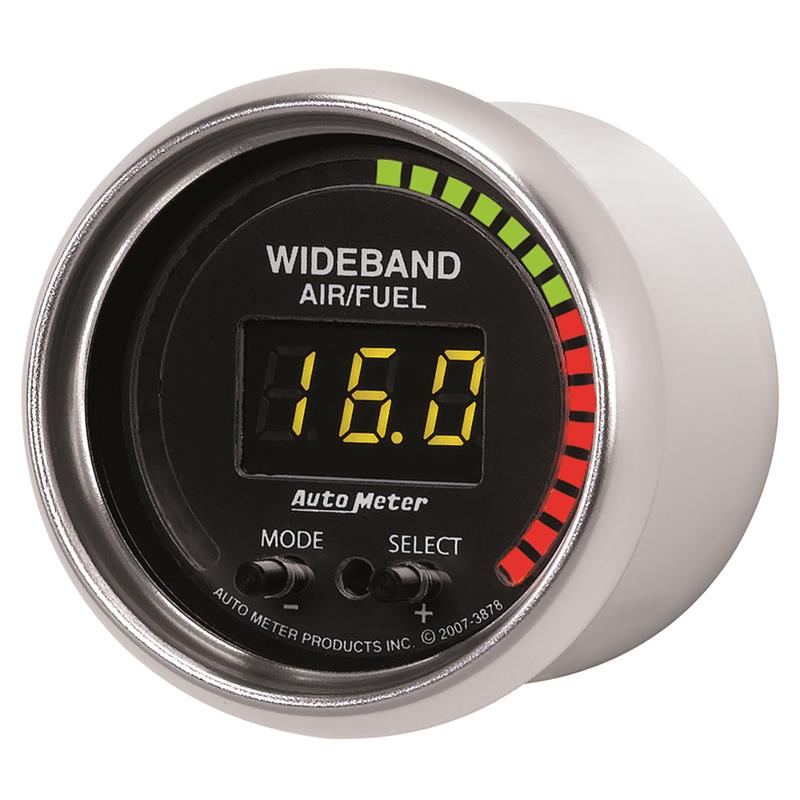 Autometer GS 52mm AFR or LAMBDA Digital Wideband Air/Fuel Ratio PRO Wideband A/F Kit