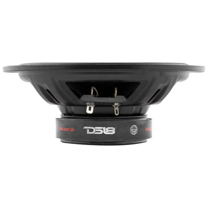 DS18 6.5in 50 Watts RMS 4 ohm 2-Way Component Speaker System Universal Fit