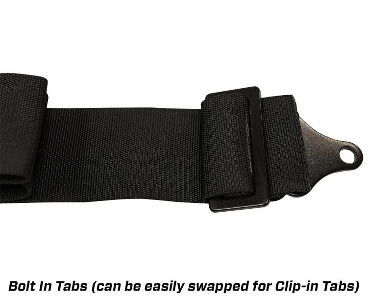 PRP Seats PRP 5.2 Cam-Lock Harness w/ Ratchet Lap Belt - Black