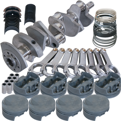 Eagle Chevy 502 4.250in Crank 6.385in H-Beam -3cc Flat Top 4.560in Pistons Rotating Assembly