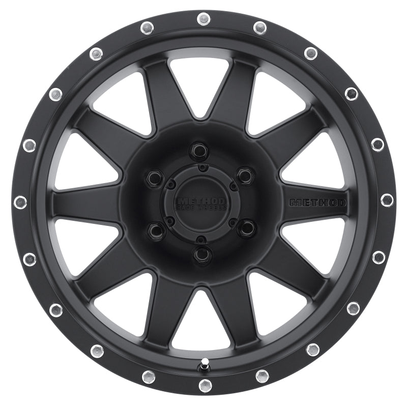 Method Wheels Method MR301 The Standard 17x9 -12mm Offset 6x5.5 108mm CB Matte Black Wheel