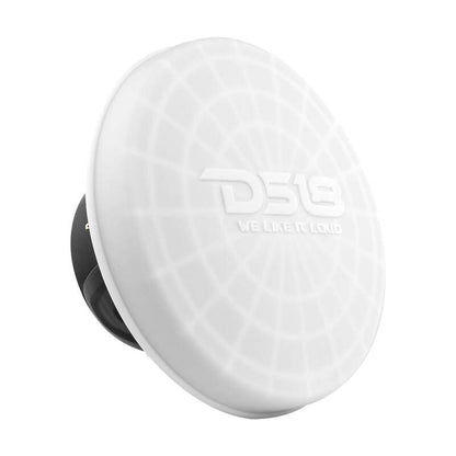 DS18 Marine Speaker Silicone Cover 6.5in For All Towers Speakers and Subwoofers White