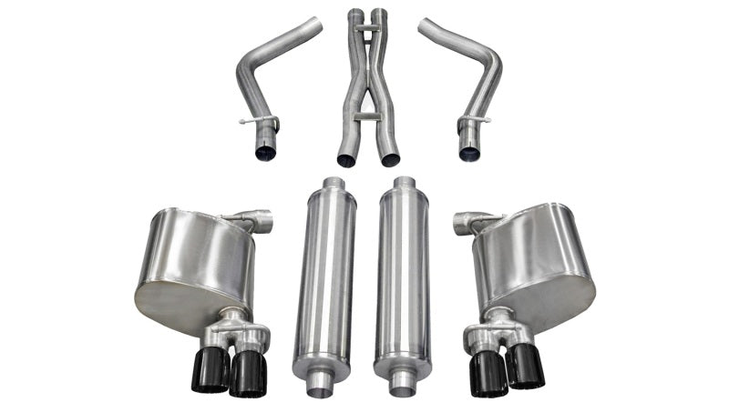 CORSA Performance Corsa 2011-2014 Dodge Charger R/T 5.7L V8 Black Xtreme Cat-Back Exhaust