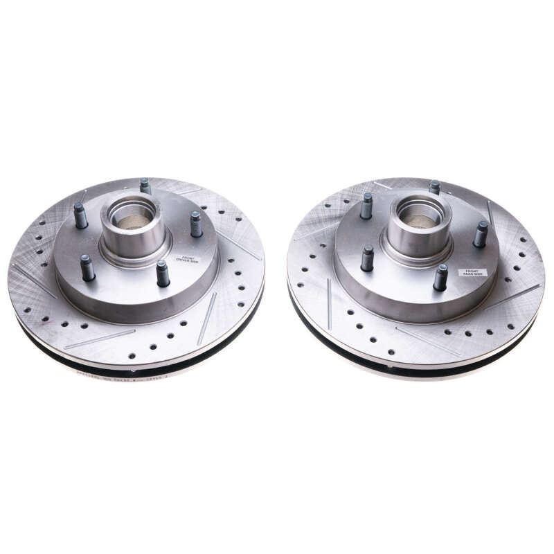 PowerStop Power Stop 94-99 Dodge Ram 1500 Front Evolution Drilled & Slotted Rotors - Pair