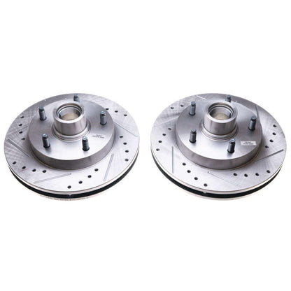 PowerStop Power Stop 94-99 Dodge Ram 1500 Front Evolution Drilled & Slotted Rotors - Pair