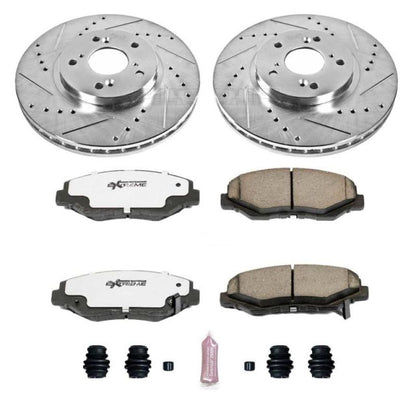 PowerStop Power Stop 03-08 Honda Pilot Front Z26 Street Warrior Brake Kit
