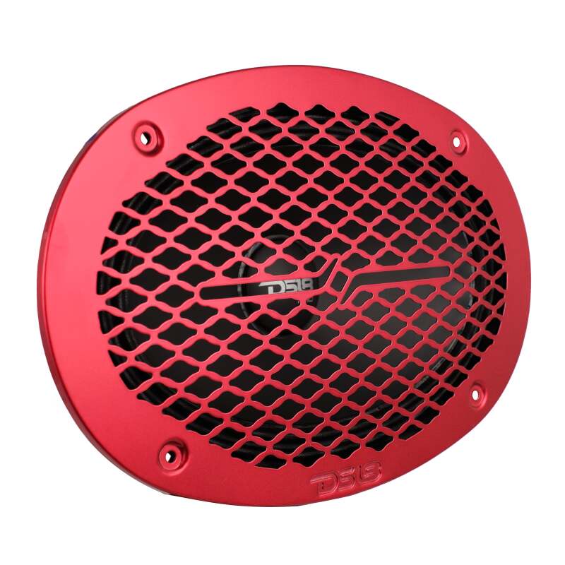 DS18 6x9in Speaker Grill Shallow- Red