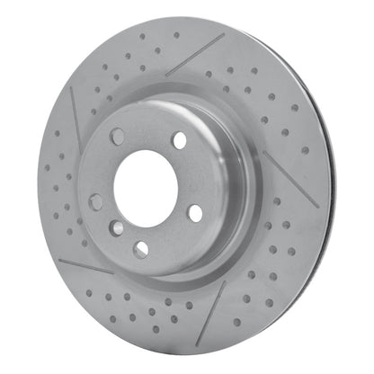 DFC 12-20 BMW M235I xDrive Rear Brake Rotor - Dimpled and Slotted