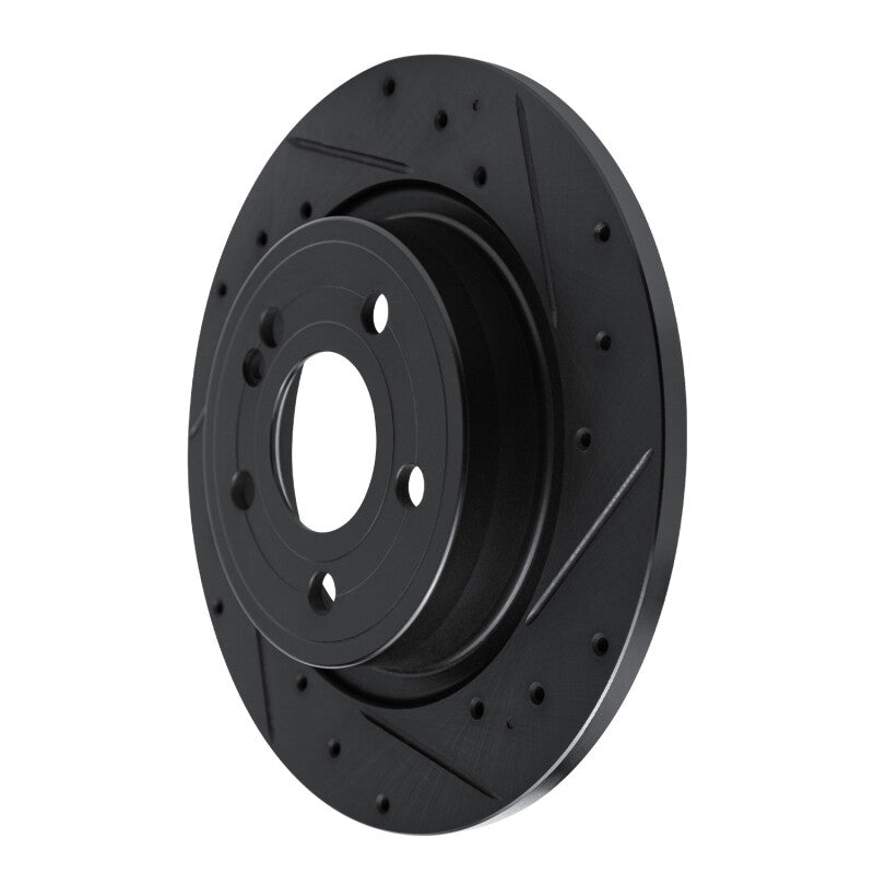R1 Concepts R1 19-26 Mercedes-Benz A200 (Mexico) Rear Right Drilled & Slotted Black Brake Rotor
