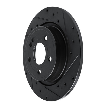 R1 Concepts R1 19-26 Mercedes-Benz A200 (Mexico) Rear Right Drilled & Slotted Black Brake Rotor