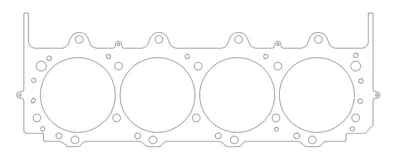 Cometic Gasket Cometic GM Pro Stock V8 .040in MLX Cylinder Head Gasket - 4.860in Bore - 5.200in Bore Center