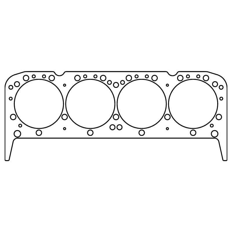 Cometic Gasket Cometic GM SB 18/23 Deg 4.200in Bore 0.043in Copper Head Gasket (No Steam Holes)