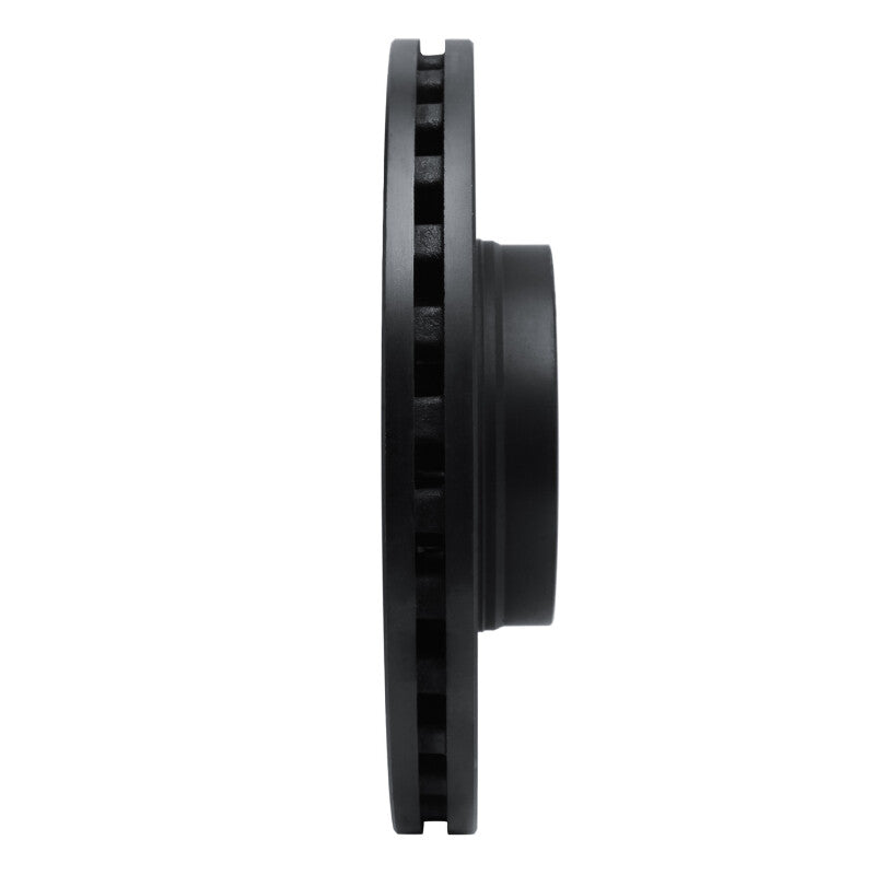 R1 Concepts R1 15-25 Ford Transit-350 HD/DRW Front Right Drilled & Slotted Black Brake Rotor