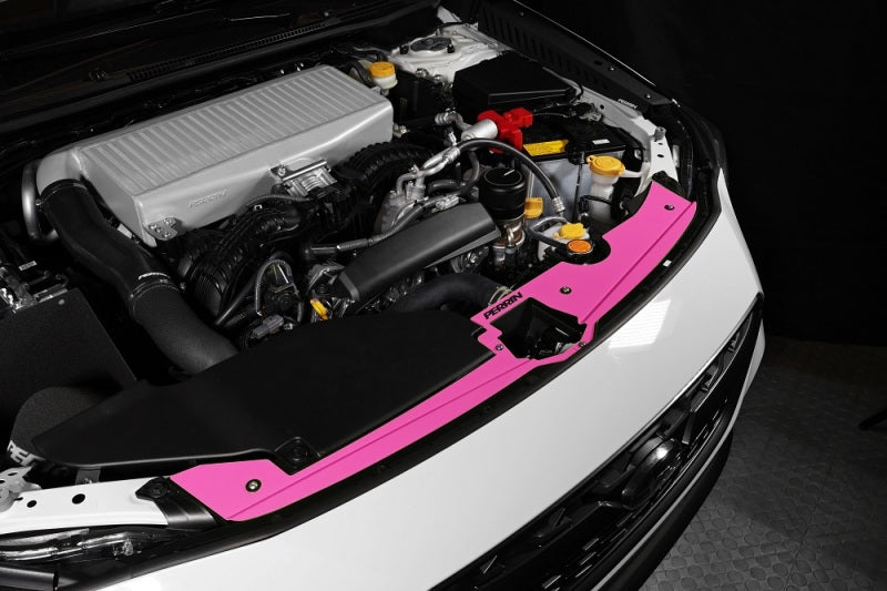 Perrin Performance PERRIN 22-26 Subaru WRX Radiator Shroud - Hyper Pink