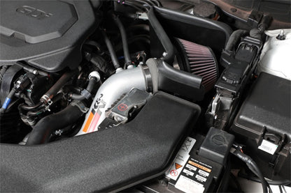K&N Engineering K&N 15-18 Hyundai Sonata L4-2.4L F/I Silver Typhoon Short Ram Intake