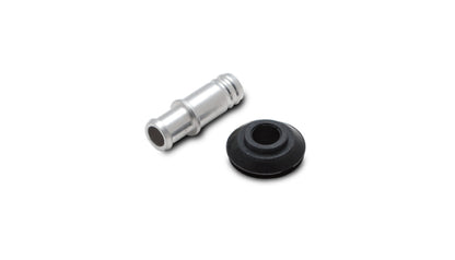 Vibrant 10mm (2/5in) O.D. Aluminum Vacuum Hose Fitting (includes Rubber Grommet)