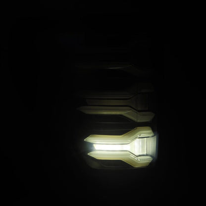 AlphaRex 21-22 Ford F-150 LUXX LED Taillights Black/Red