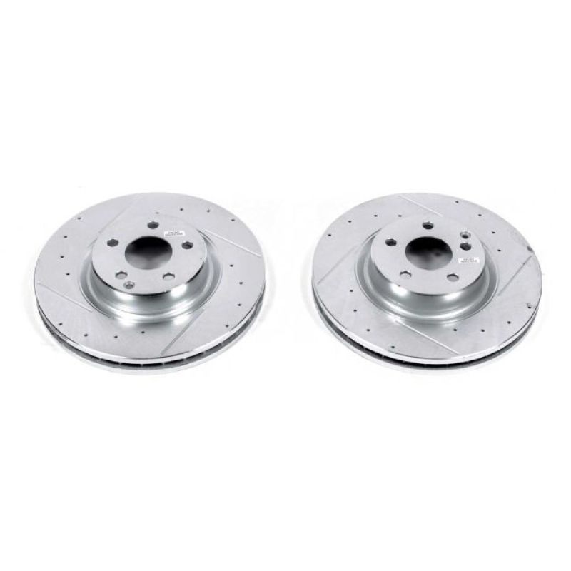 PowerStop Power Stop 2006 Mercedes-Benz CLS500 Front Evolution Drilled & Slotted Rotors - Pair