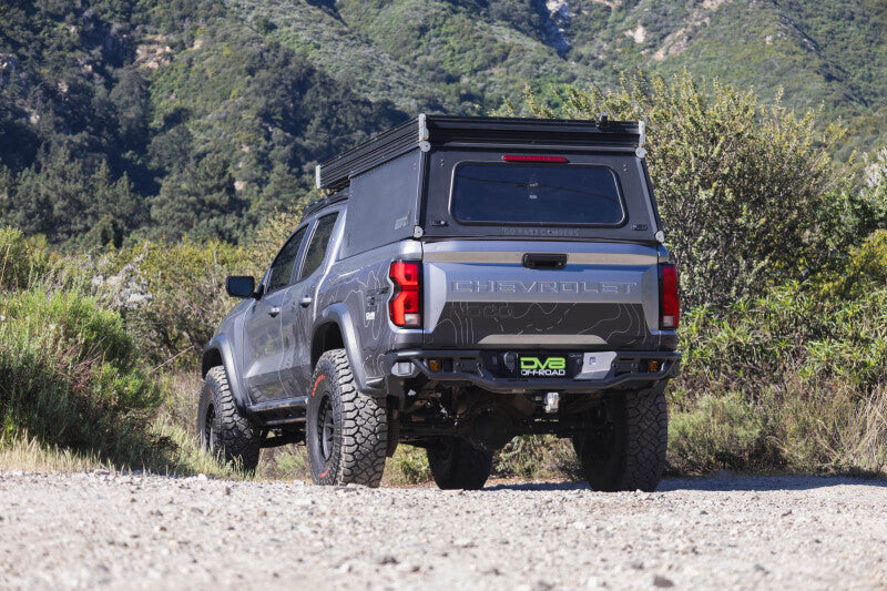 DV8 Offroad 23-26 Chevrolet Colorado/GMC Canyon Tube Rear Bumper - Micro Texture Black Powder Coat