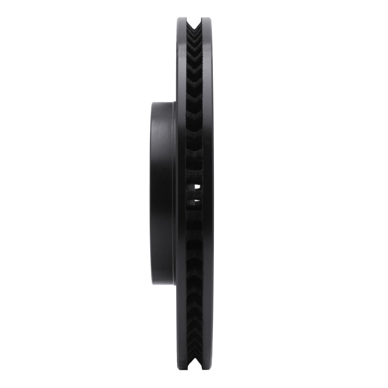 R1 Concepts R1 05-15 Volkswagen BORA (Mexico) Front Right Drilled & Slotted Black Brake Rotor