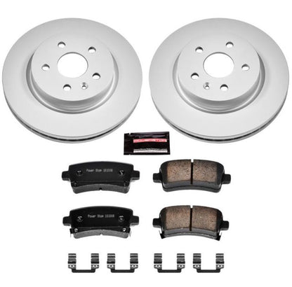 PowerStop Power Stop 2010 Buick Allure Rear Z17 Evolution Geomet Coated Brake Kit
