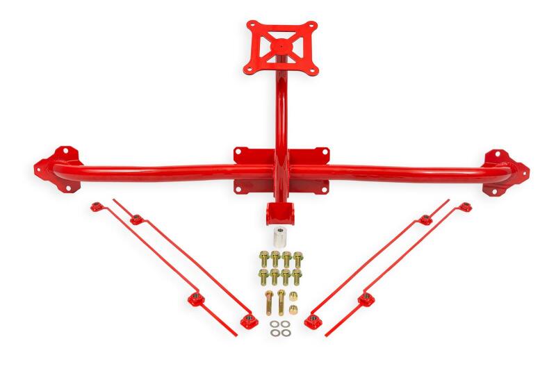 BMR Suspension BMR 14-19 Chevrolet Corvette C7 Bolt-On Parachute Mount - Red