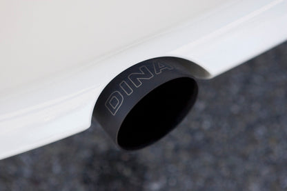 Dinan 07-11 BMW 335i/335xi (E90) Free Flow Axleback Exhaust System - Black Tips